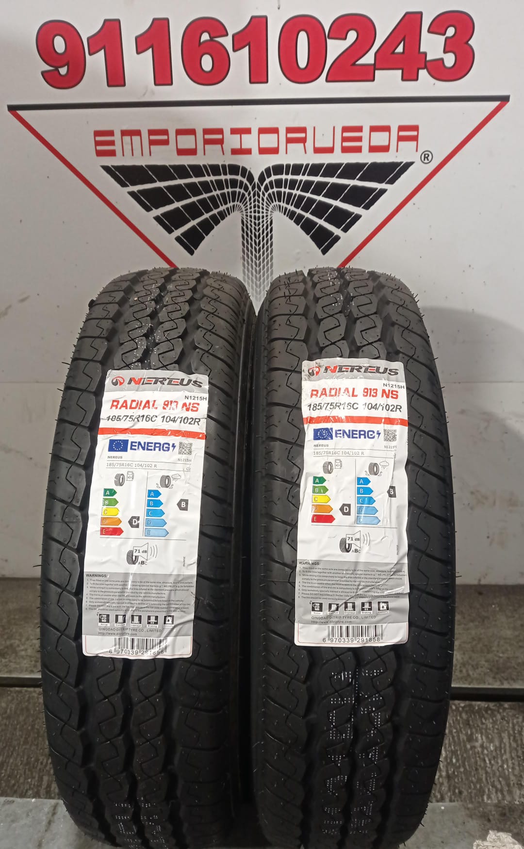NEREUS  185/75 R16C 104/102 R